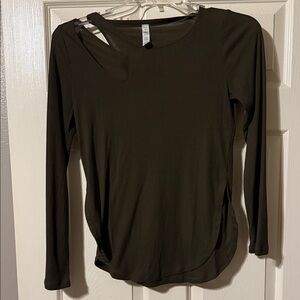 ALO Yoga Olive Long Sleeve Top